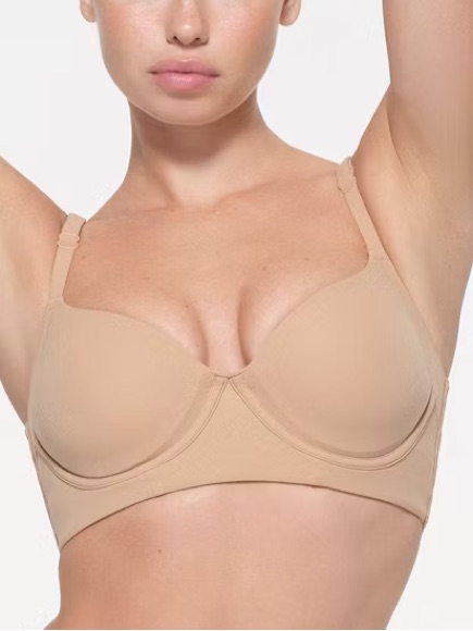 Skims Fits Everybody Full Coverage Back Smoother Bra 32c Sand Nude